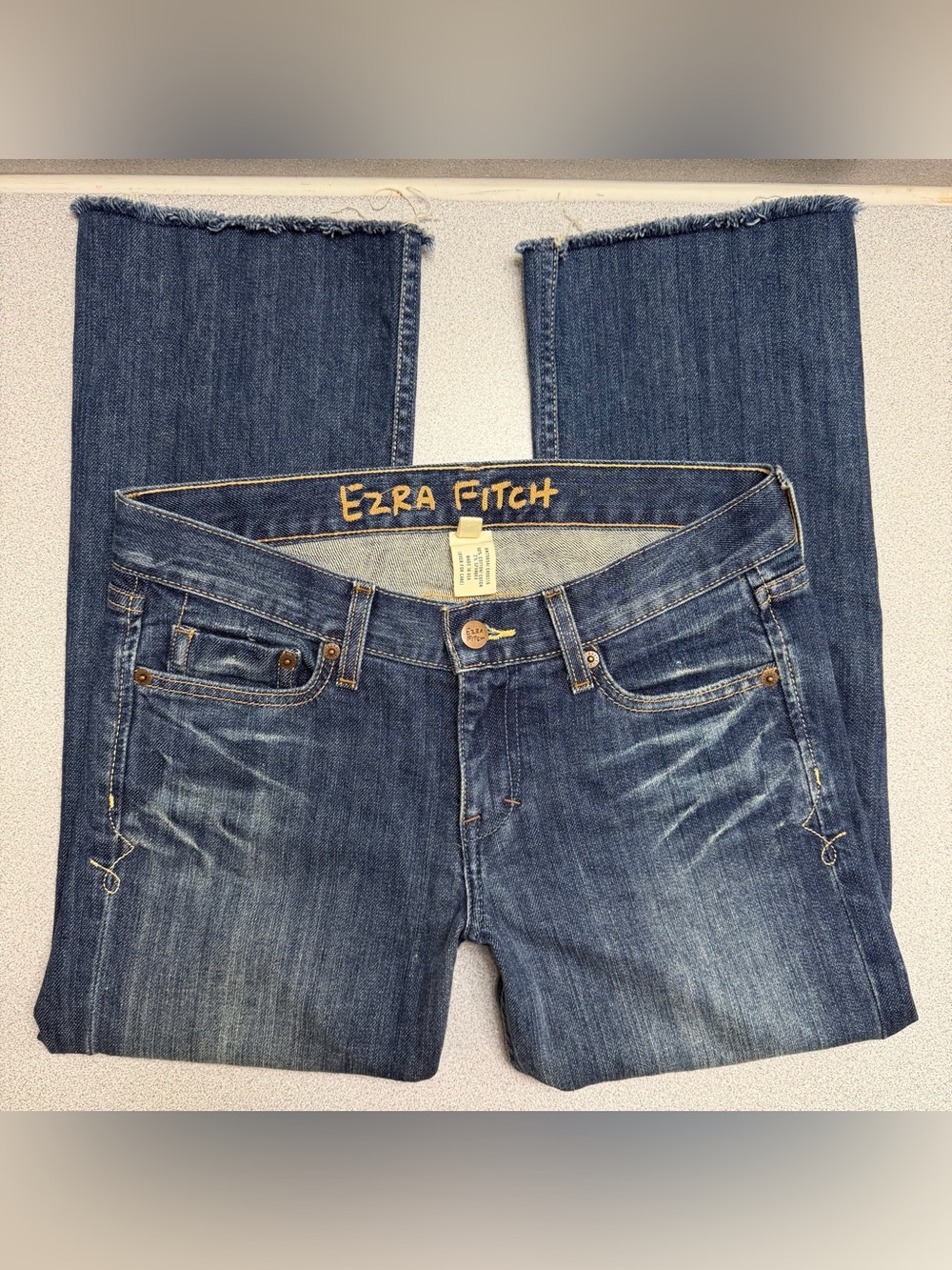 Vintage Y2K Ezra Fitch by Abercrombie & Fitch 2000s Denim Capri Jeans
